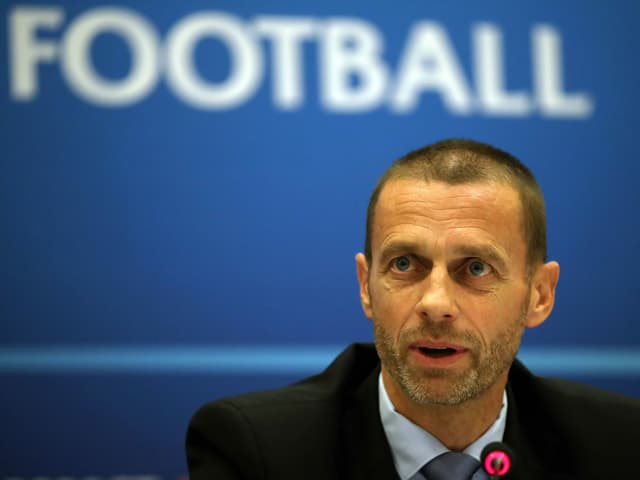 Uefa-Präsident Aleksander Ceferin. Uefa-Präsident Aleksander Ceferin.