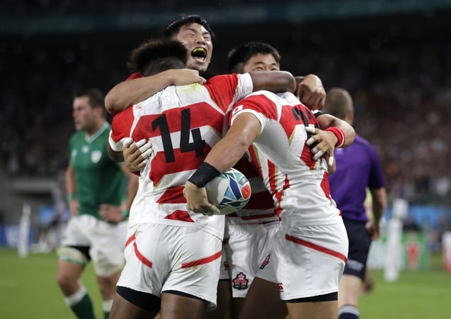 Das japanische Rugby-Nationalteam. Das japanische Rugby-Nationalteam.