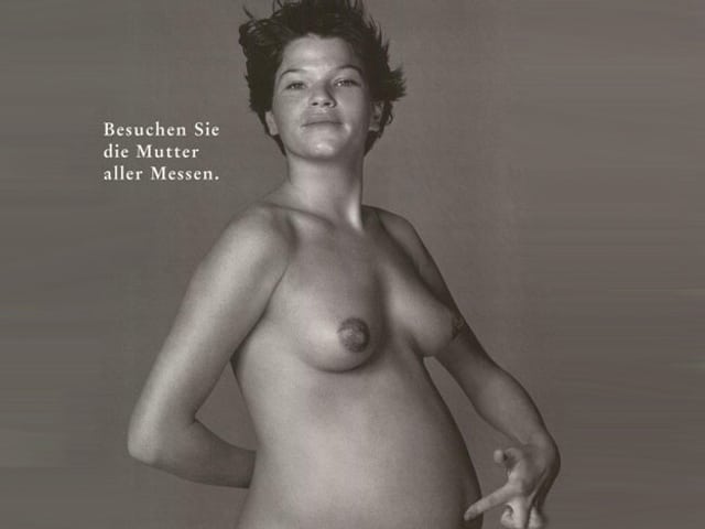 Nackte schwangere Frau Nackte schwangere Frau