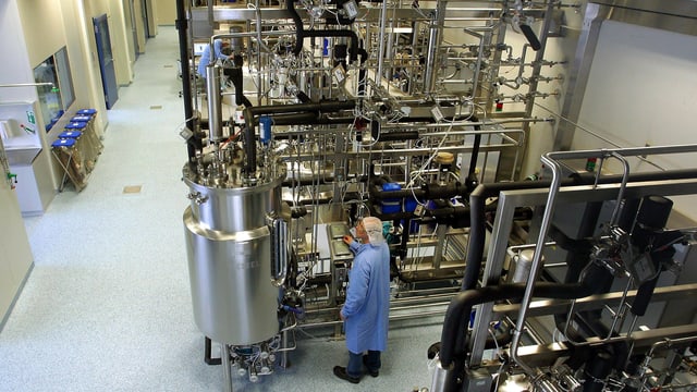 Pharmazeutische Produktionsanlage. Pharmazeutische Produktionsanlage.