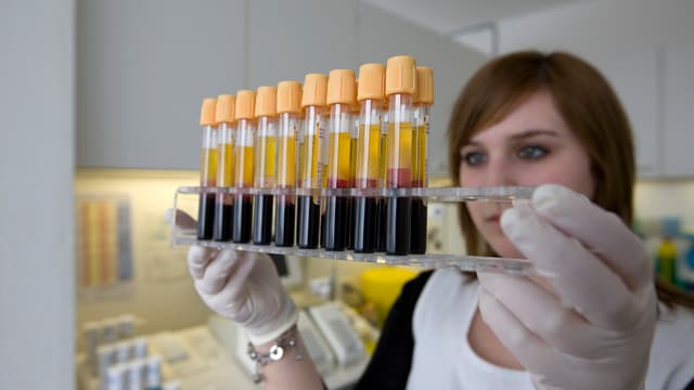 Eine medizinische Praxisassistentin bei der Arbeit Eine medizinische Praxisassistentin bei der Arbeit