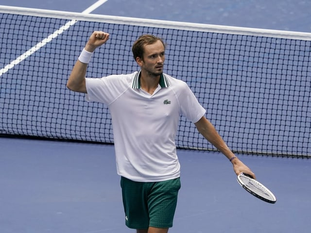 Daniil Medwedew bei den US Open. Daniil Medwedew bei den US Open.