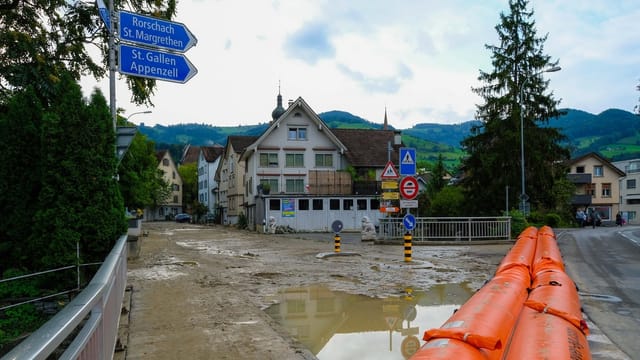 Solche Überschwemmungen wie hier im Bild will Altstätten nicht mehr erleben. Solche Überschwemmungen wie hier im Bild will Altstätten nicht mehr erleben.