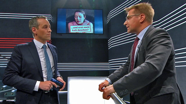 Toni Brunner auf dem Prüfstand. Toni Brunner auf dem Prüfstand.