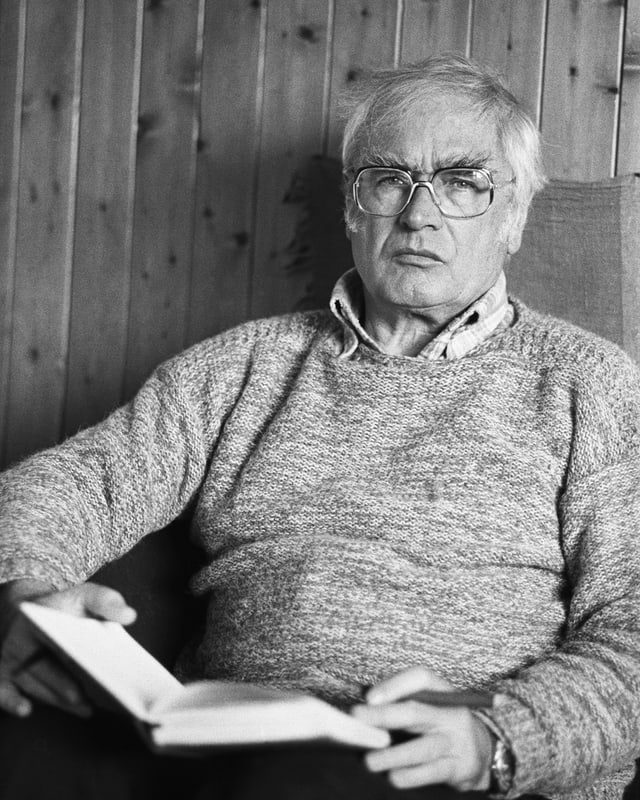 Martin Walser, 1987 im Graubünden. Martin Walser, 1987 im Graubünden.