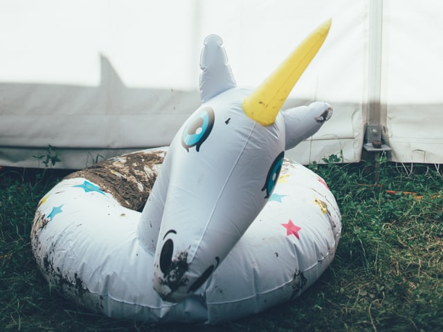Einhorn-Schwimmring.