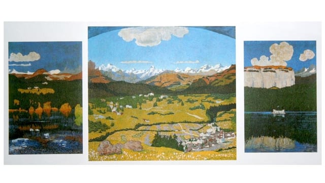 Il triptichon da Giovanni Giacometti. Il triptichon da Giovanni Giacometti.