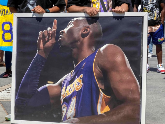 Der im Januar verstorbene Kobe Bryant.