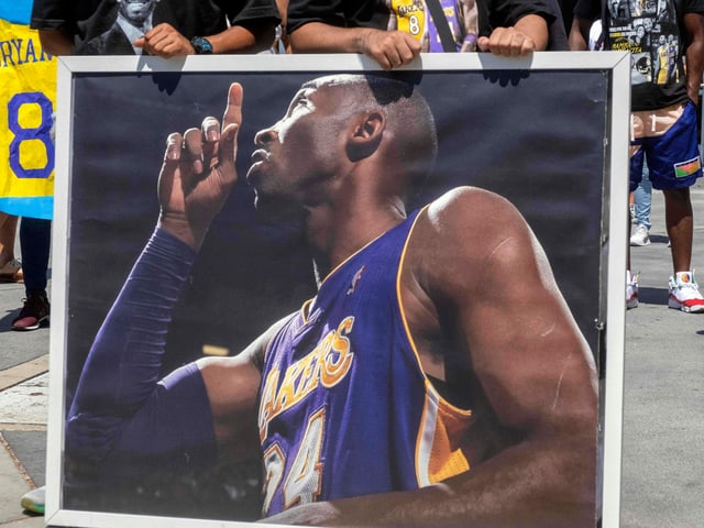 Der im Januar verstorbene Kobe Bryant. Der im Januar verstorbene Kobe Bryant.