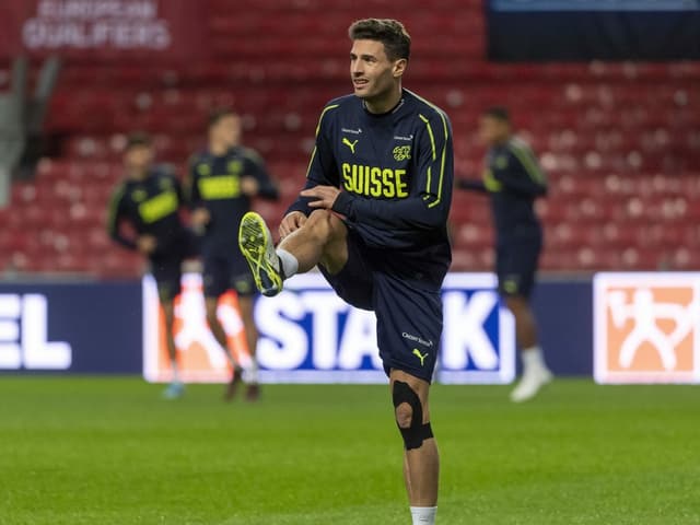 Fabian Schär im Training mit der Nati Fabian Schär im Training mit der Nati
