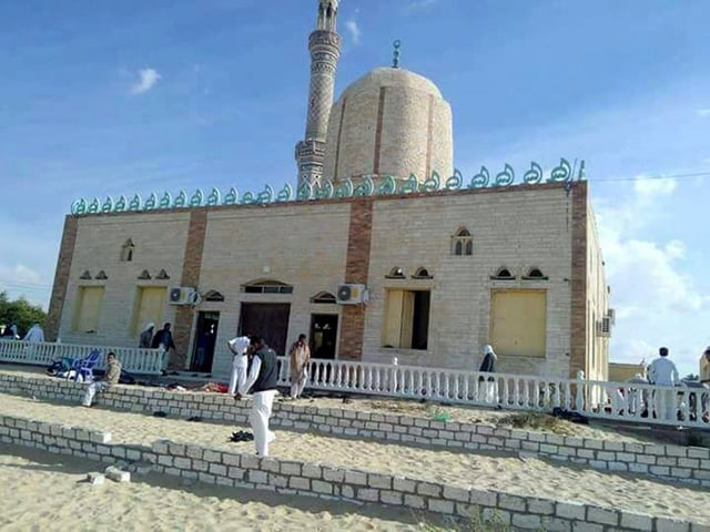 Moschee, in der der Anschlag stattfand Moschee, in der der Anschlag stattfand