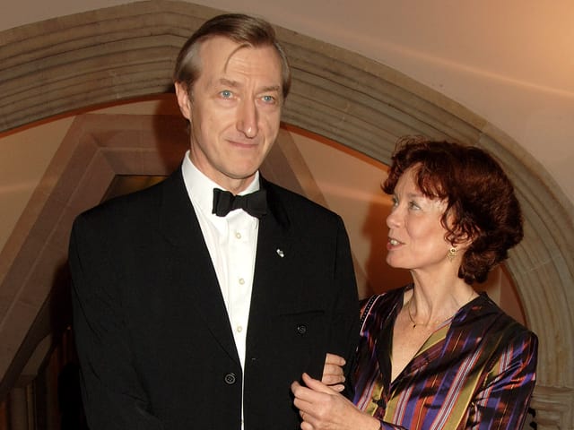 Julian Barnes mit seiner verstorbenen Frau Pat Kavanagh.