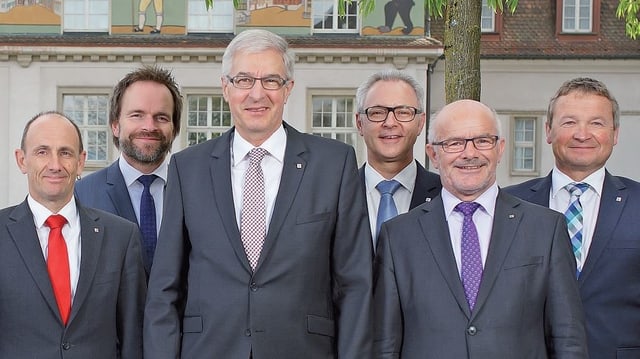 Der aktuelle Ausserrhoder Regierungsrat. Der aktuelle Ausserrhoder Regierungsrat.