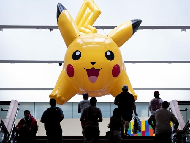 Ein aufblasbares Pokemon Ein aufblasbares Pokemon