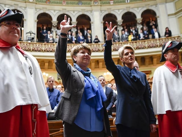 Viola Amherd und Karin Keller-Sutter Viola Amherd und Karin Keller-Sutter