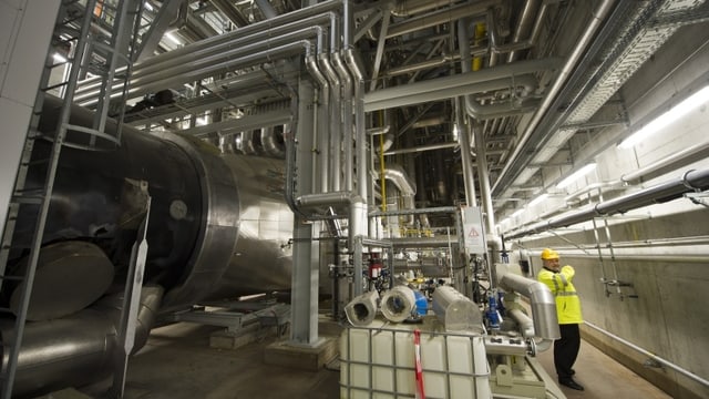 Die neue Energiezentrale Forsthaus von Energie Wasser Bern Die neue Energiezentrale Forsthaus von Energie Wasser Bern
