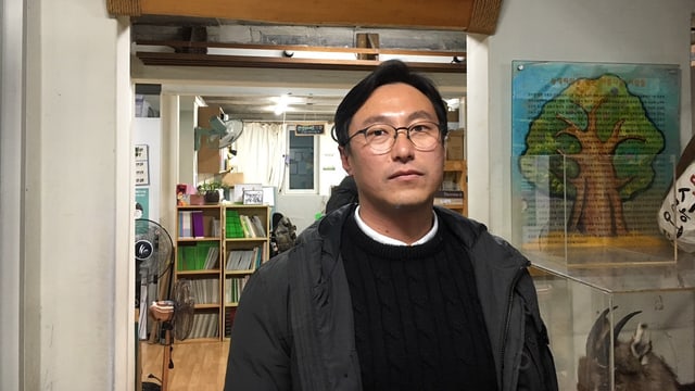 Umweltschützer Chung Kyu Surk von der «Green Korea United». Umweltschützer Chung Kyu Surk von der «Green Korea United».