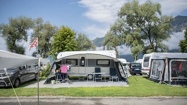 Auf den Schweizer Campingplätzen herrschte während der Sommerferien 2020 Hochbetrieb.