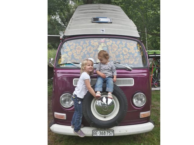 ... ist der Zeugungsort einer wunderbaren Familie!» Familie Däster schickt dieses Bild ins Rennen.
