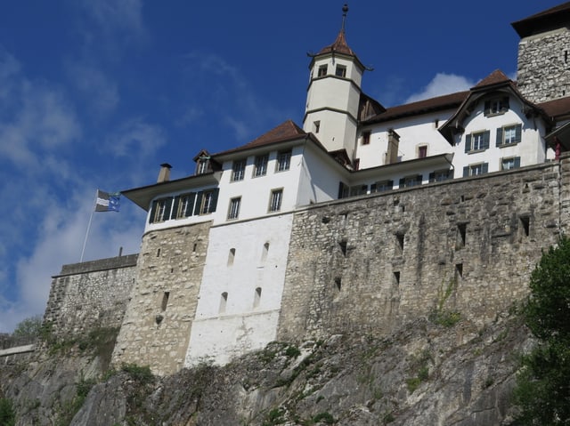 Aarburg von unten Aarburg von unten