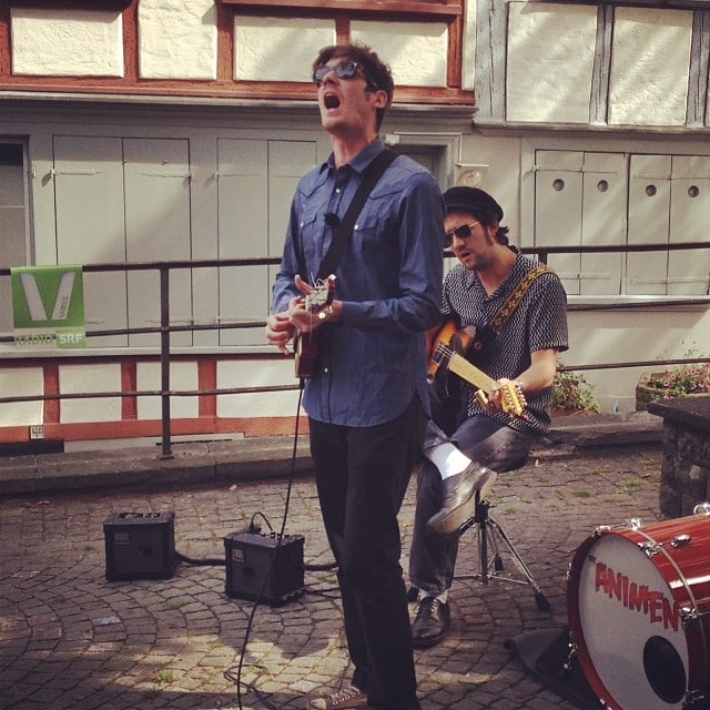 Acoustic-Session mit The Animen. Acoustic-Session mit The Animen.