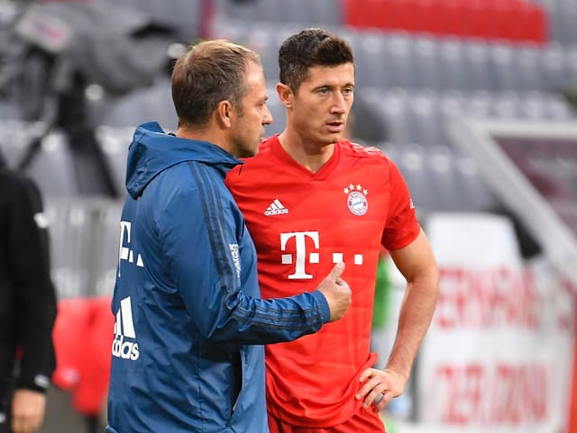 Bayern-Coach Hansi Flick. Bayern-Coach Hansi Flick.