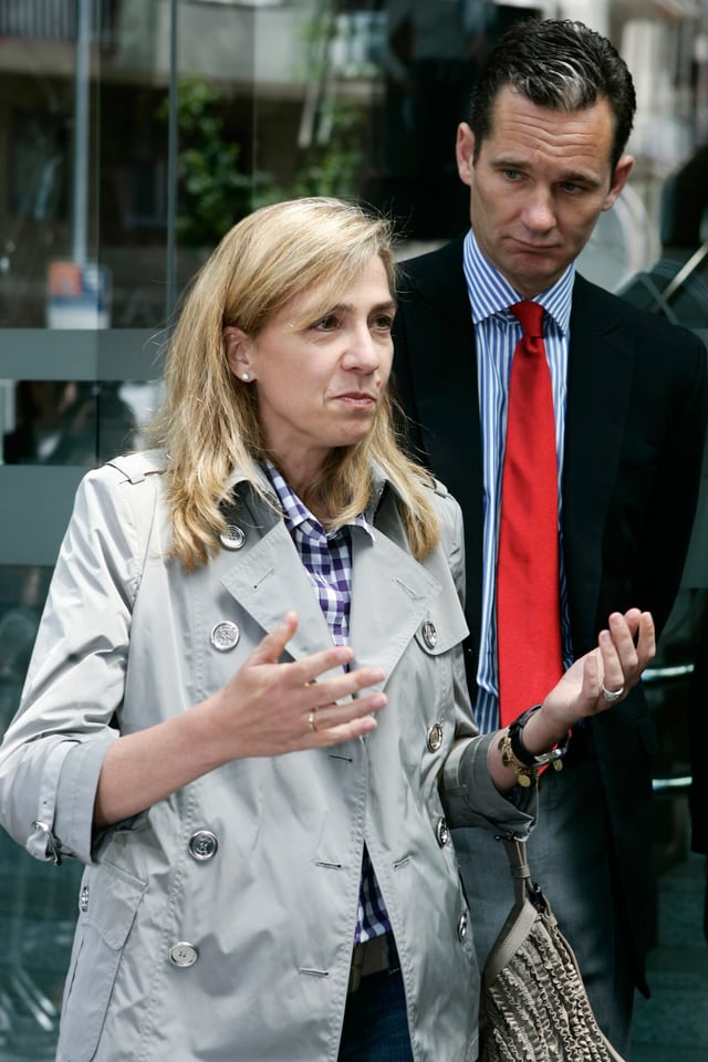 Infantin Cristina und ihr Ehemann Iñaki Urdangarín Infantin Cristina und ihr Ehemann Iñaki Urdangarín