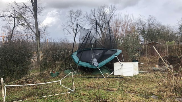 Sturm Sabine Zugausfall Richtung Deutschland Schulausfalle Im
