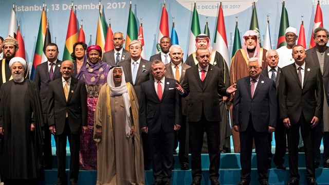 Das Gruppenbild des OIC-Gipfels. Das Gruppenbild des OIC-Gipfels.