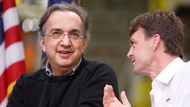 Sergio Marchionne und Nachfolger Mike Manley. Sergio Marchionne und Nachfolger Mike Manley.