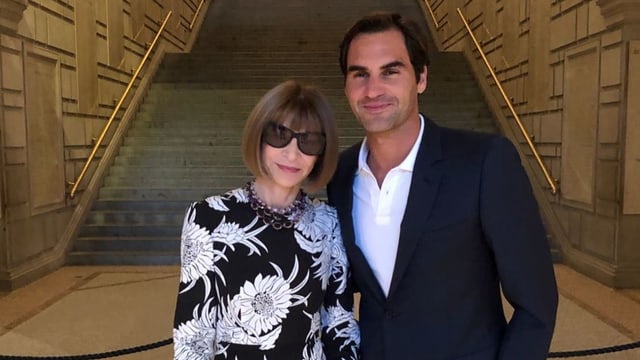 Roger Federer und Anna Wintour im MET. Roger Federer und Anna Wintour im MET.