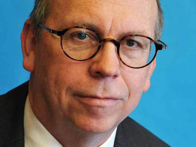 Porträt von Konrad Meyer. Porträt von Konrad Meyer.