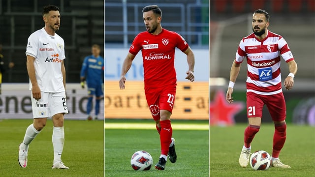 Der FCZ, Vaduz und Sion. Der FCZ, Vaduz und Sion.