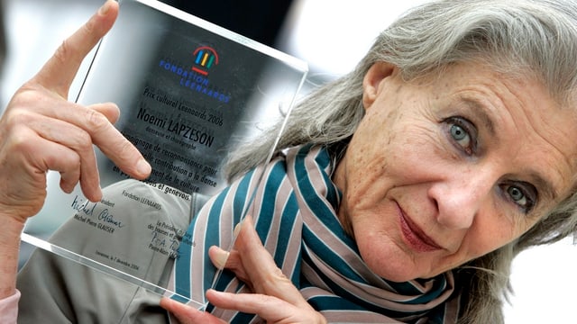 Ein Porträt von Noemi Lapzeson. Ein Porträt von Noemi Lapzeson.