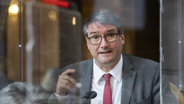Mann spricht im Parlament Mann spricht im Parlament