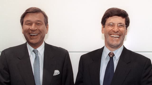 Marcel Ospel und Mathis Cabiallavetta Marcel Ospel und Mathis Cabiallavetta