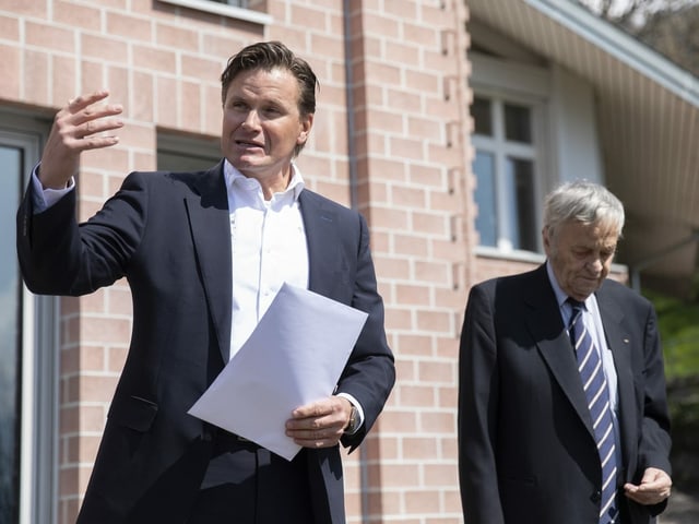 Urs Lehmann und Gian-Franco Kasper Urs Lehmann und Gian-Franco Kasper