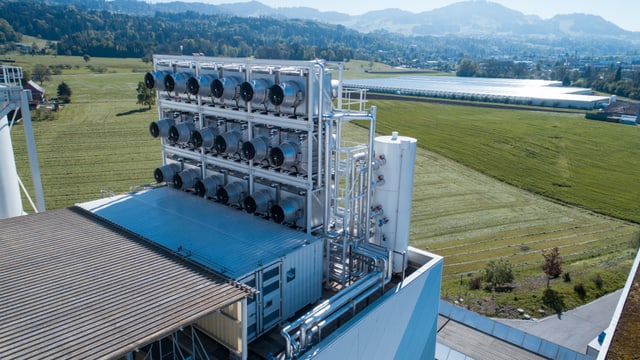 Wie Schweizer Ventilatoren CO2 aus der Luft saugen