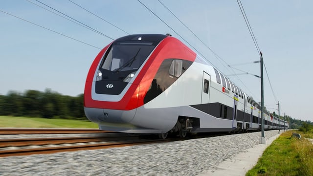Doppelstockzug von Bombardier. Doppelstockzug von Bombardier.