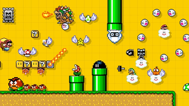 Röhren, Gespenster, Wolken, Goombas, Bowser usw. usf. Röhren, Gespenster, Wolken, Goombas, Bowser usw. usf.