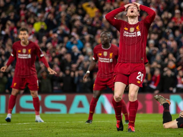 Liverpools Spieler sind enttäuscht Liverpools Spieler sind enttäuscht