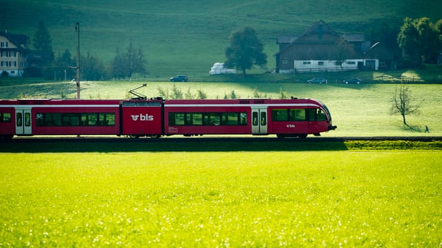 Ein Zug der BLS Ein Zug der BLS