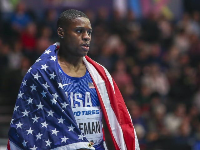 Christian Coleman legt in einem Video seine Gefühlswelt offen. Christian Coleman legt in einem Video seine Gefühlswelt offen.