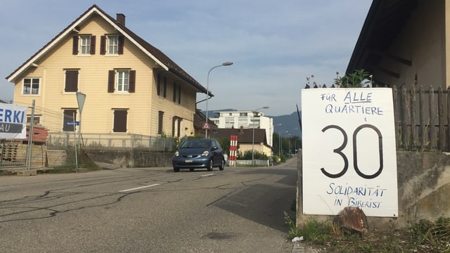 Plakat für Tempo30 Plakat für Tempo30