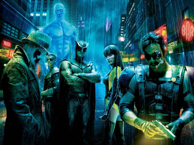 Szene aus dem Film The Watchmen Szene aus dem Film The Watchmen