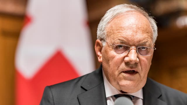 Schneider-Ammann im Nationalrat Schneider-Ammann im Nationalrat