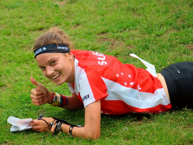 Simona Aebersold an der WM in Norwegen Simona Aebersold an der WM in Norwegen