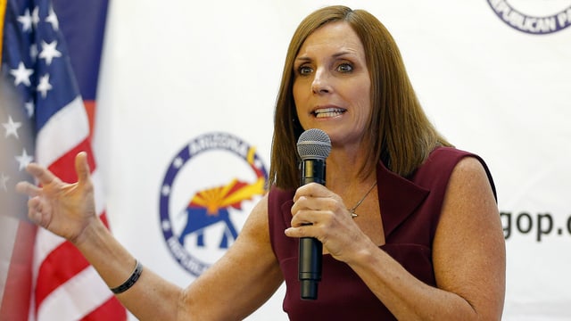 Die Republikanerin Martha McSally. Die Republikanerin Martha McSally.