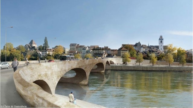 Visualisierung der neuen Kettenbrücke Visualisierung der neuen Kettenbrücke