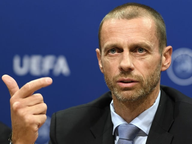 Uefa-Präsident Aleksander Ceferin. Uefa-Präsident Aleksander Ceferin.
